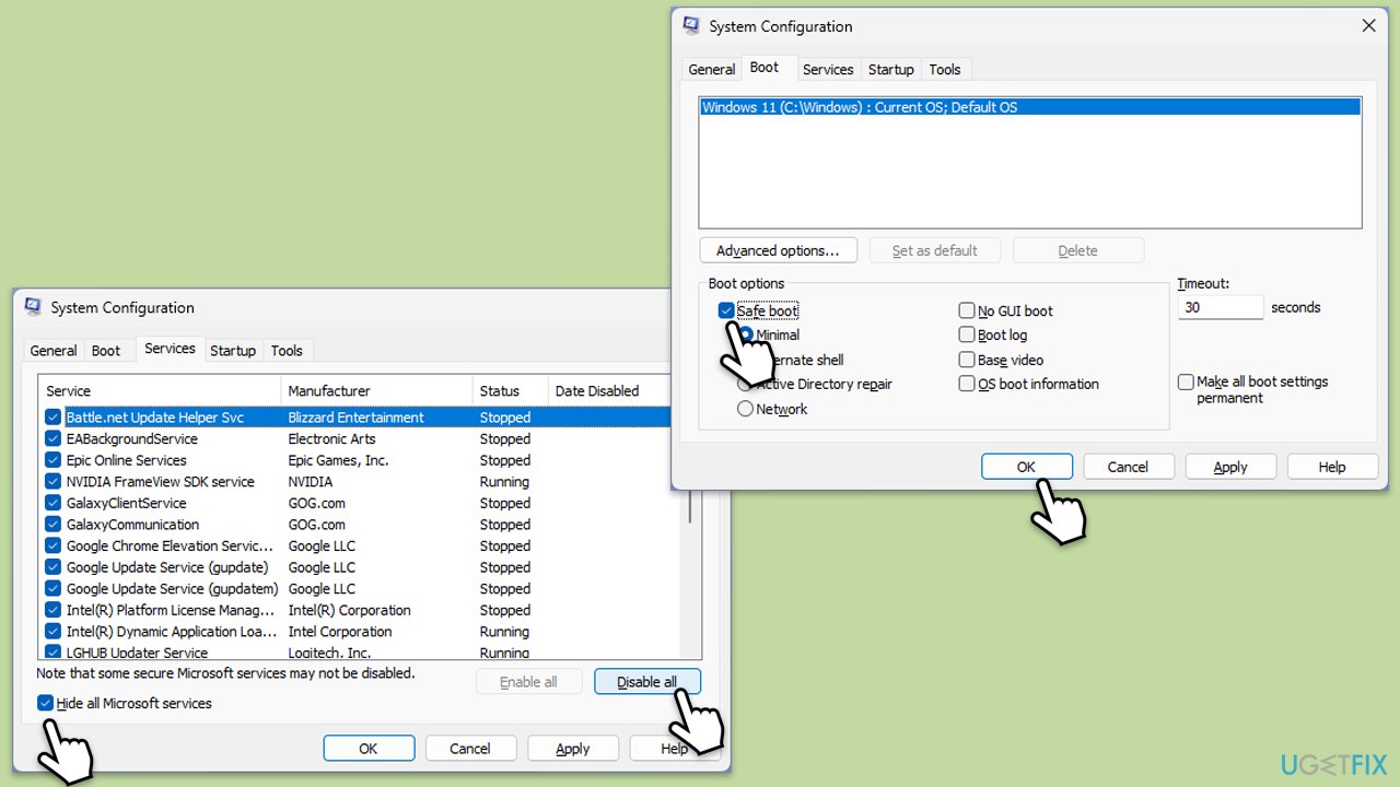 How to fix no available camera input error in windows clean boot How to fix no available camera input error in windows clean boot