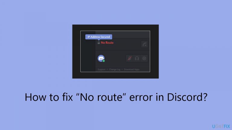 How to fix “No route” error in Discord?