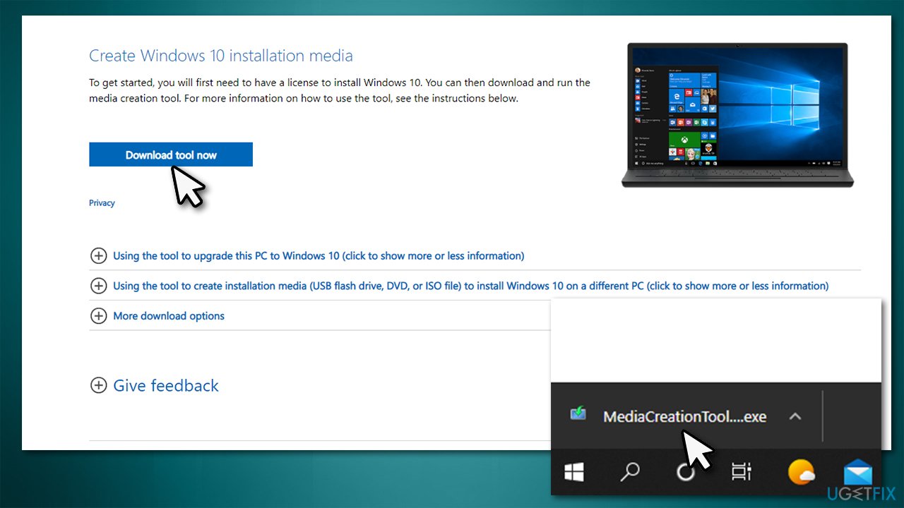 Download Windows installation media