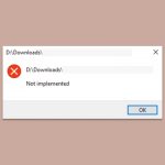 How to fix not implemented error in ms office and outlook