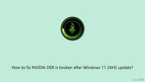 How to fix nvidia dsr is broken after windows 11 24h2 update