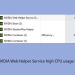 How to fix nvidia web helper service high cpu usage in windows copy