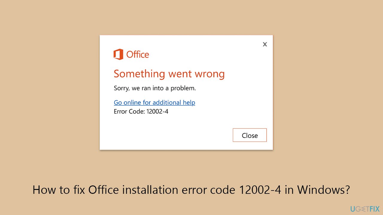 How to fix office installation error code 12002 4 in windows copy How to fix office installation error code 12002 4 in windows copy
