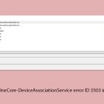 How to fix onecore deviceassociationservice error id 3503 in windows copy