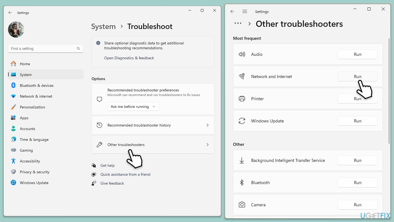 How to fix onedrive error 0x8004da9a in windows network troubleshooter