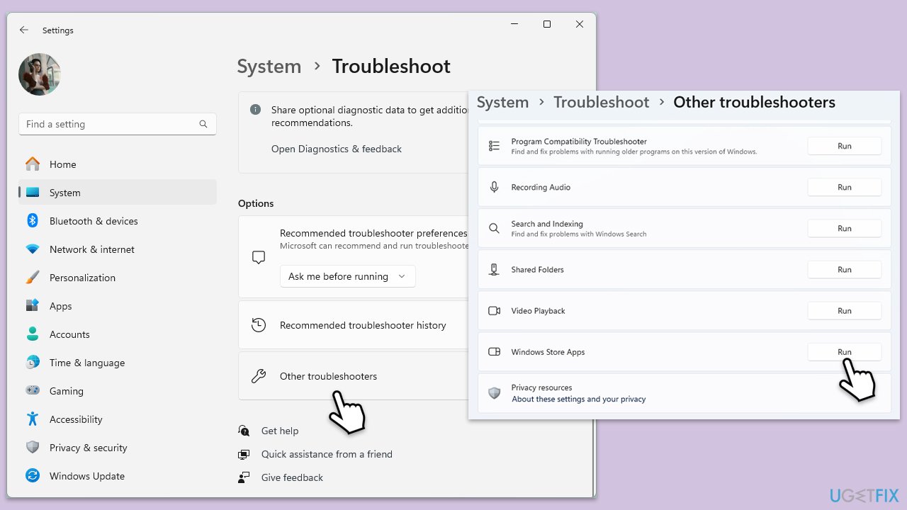 How to fix onedrive error 0x8004de20 in windows store apps troubleshooter