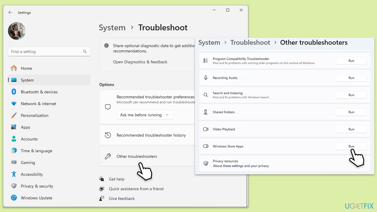 How to fix onedrive error 0x80071129 in windows store apps troubleshooter copy
