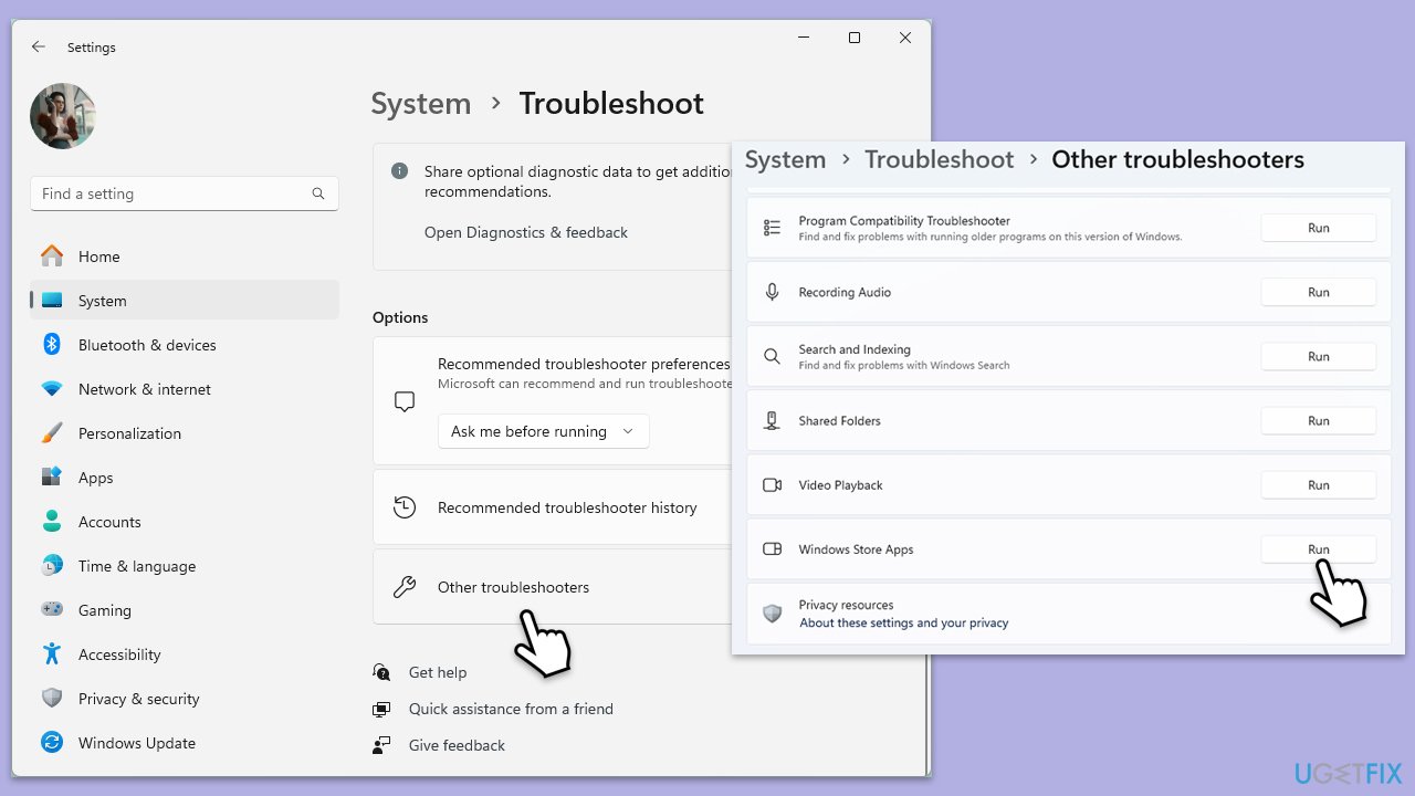 How to fix onedrive error code 0x8004ded2 in windows store apps troubleshooter