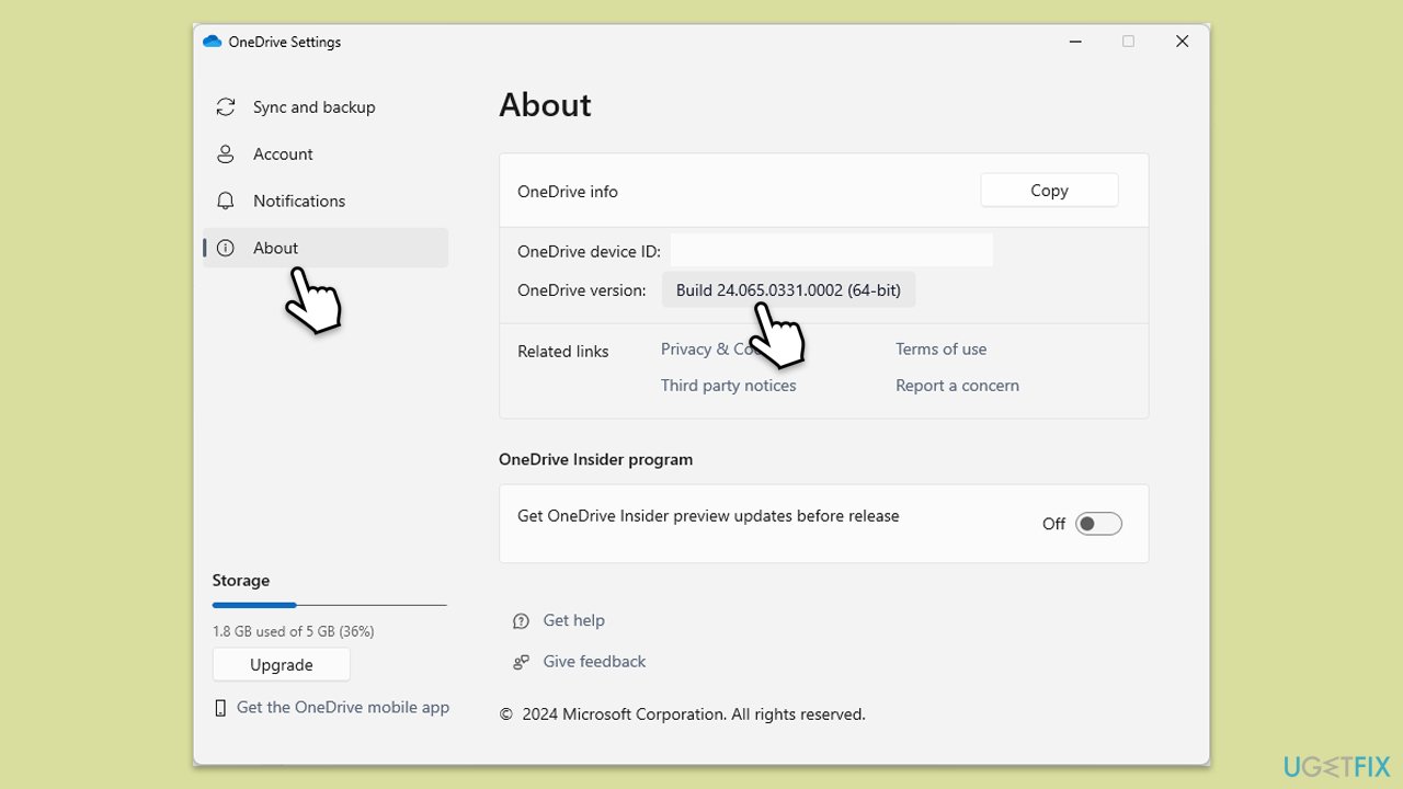 How to fix onedrive error file cant be displayed in windows update onedrive