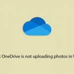 How to fix onedrive is not uploading photos in windows copy