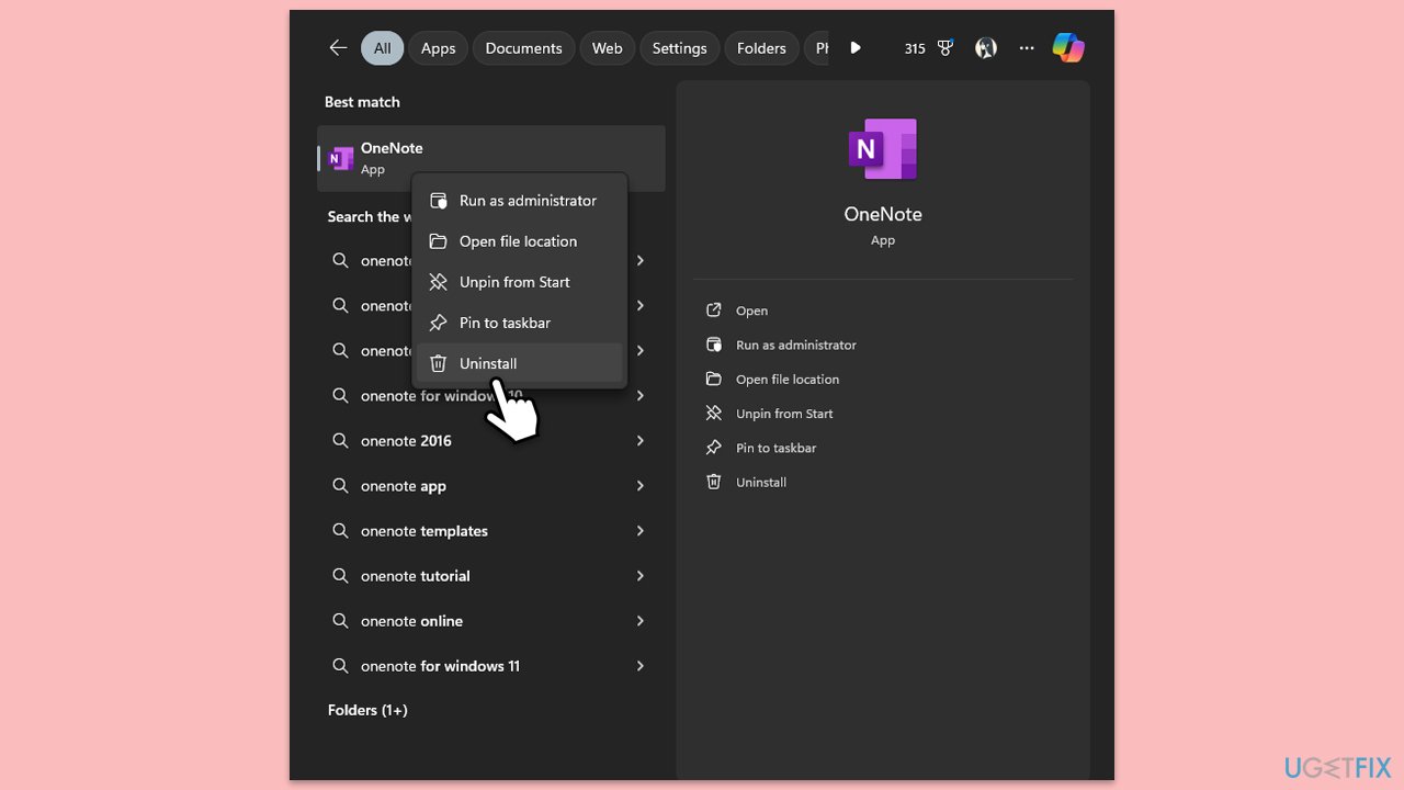 How to fix onenote error 0x0803d0010 in windows reinstall copy