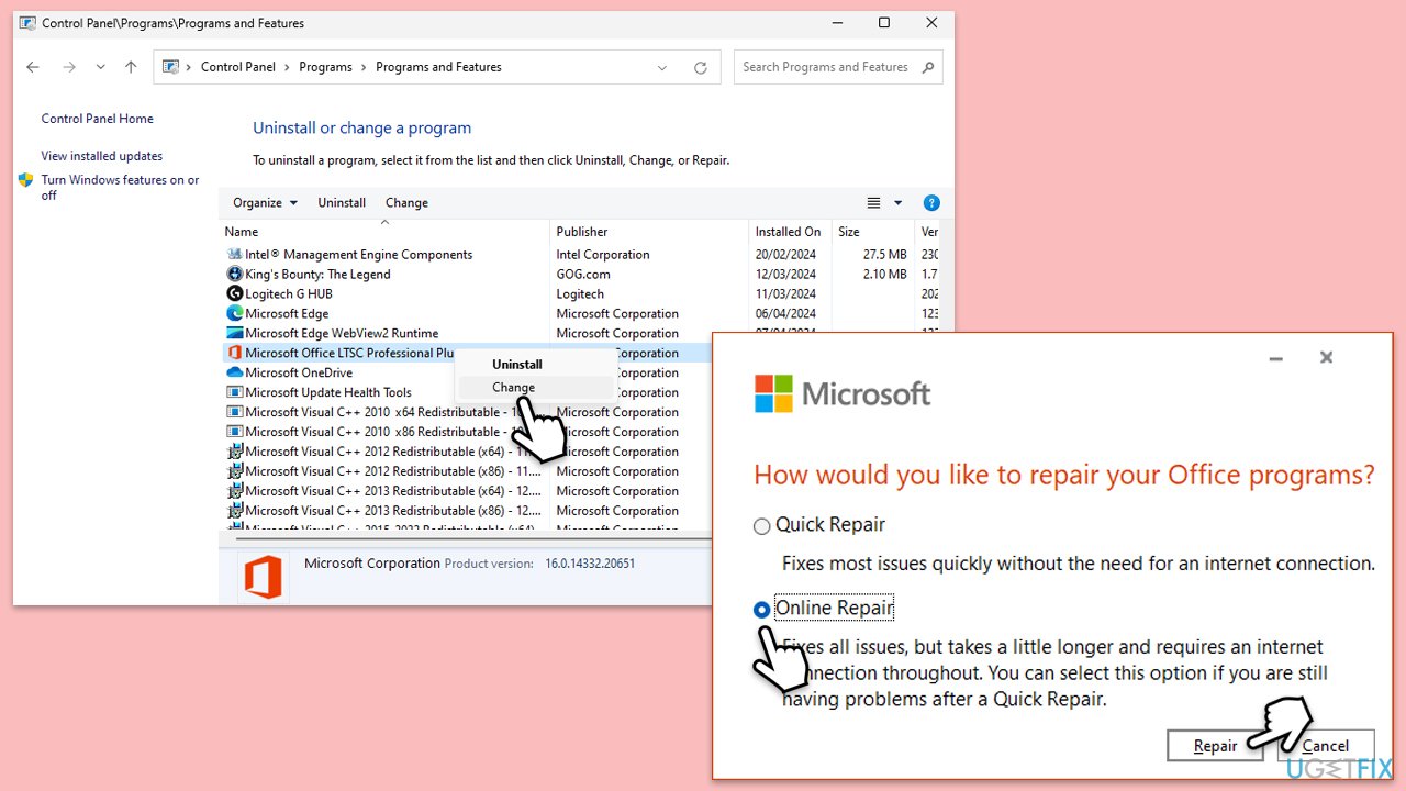 How to fix onenote error 0x0803d0010 in windows repair copy