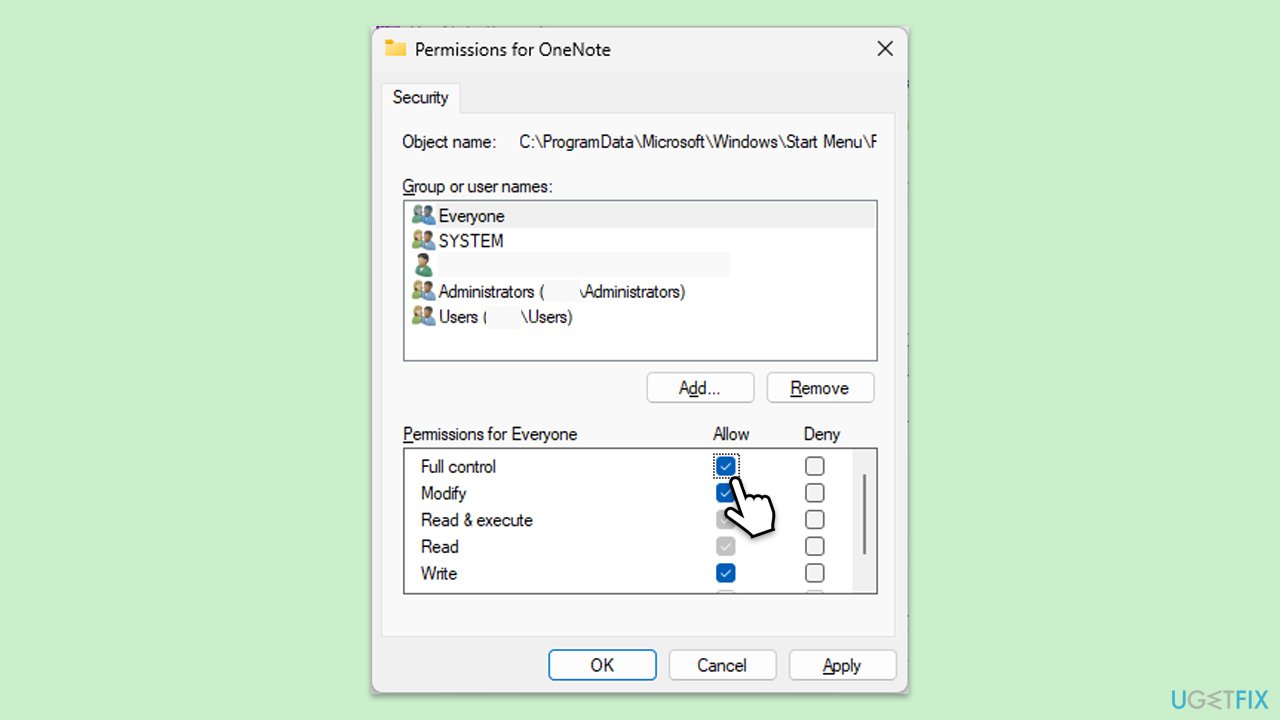 How to fix onenote error code 0x803d0005 in windows permissions copy How to fix onenote error code 0x803d0005 in windows permissions copy