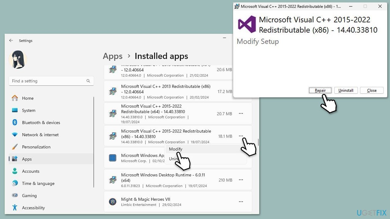 How to fix opera gx application error 0xc0000022 in windows repair visualcplusplus
