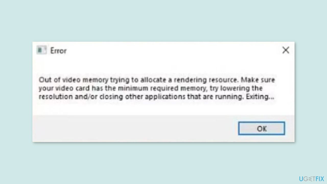 How to fix Out of video memory Hogwarts Legacy error in Windows