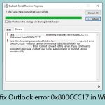 How to fix outlook error 0x800ccc17 in windows copy
