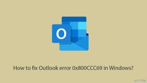 How to fix outlook error 0x800ccc69 in windows copy