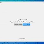 How to fix page could not be loaded in microsoft store