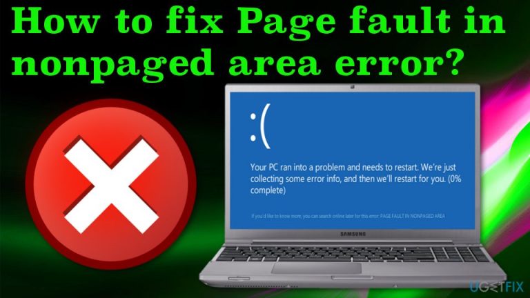 How to fix PAGE_FAULT_IN_NONPAGED_AREA Blue Screen on Windows?