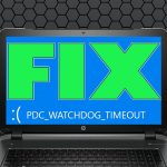 How to fix pdc watchdog timeout error in windows