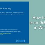 How to fix pin error 0x80090030 in windows