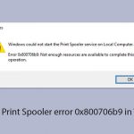 How to fix print spooler error 0x800706b9 in windows copy
