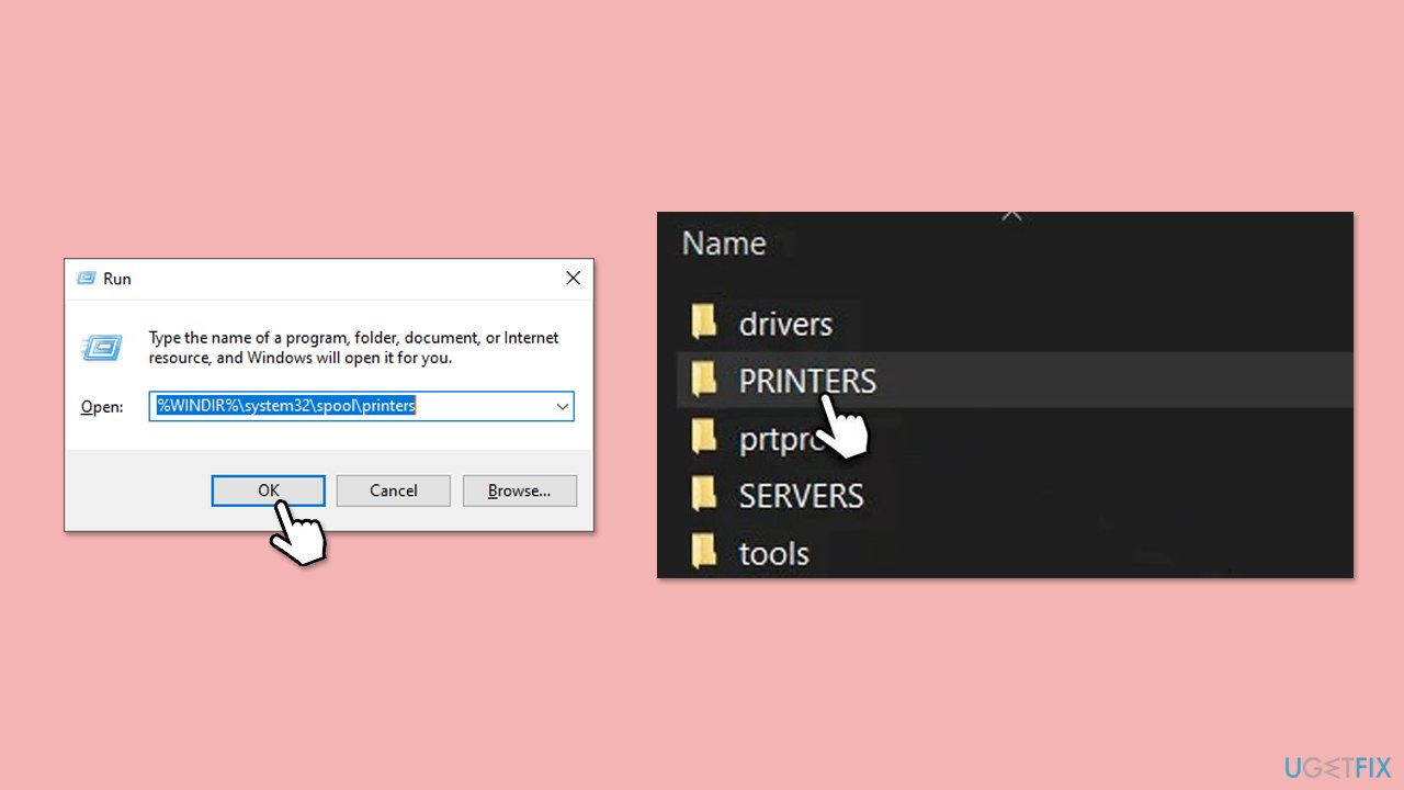 How to fix printer settings could not be saved error 0x000006d9 in windows clear printer folder