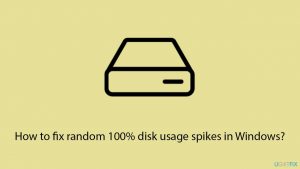 How to fix random 100 disk usage spikes in windows copy