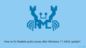 How to fix realtek audio issues after windows 11 24h2 update
