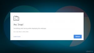 How to fix result code hung error in ms edge and google chrome