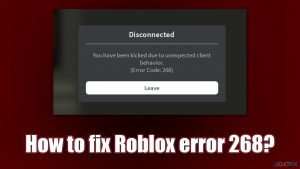 How to fix roblox error