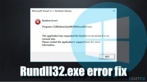 How to fix rundll32 exe error on windows