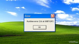 How to fix runtime error 216 on windows