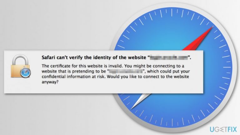 How to fix “Safari Can’t Verify the Identity of the Website” error?