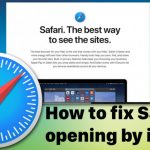How to fix safari opening by itself
