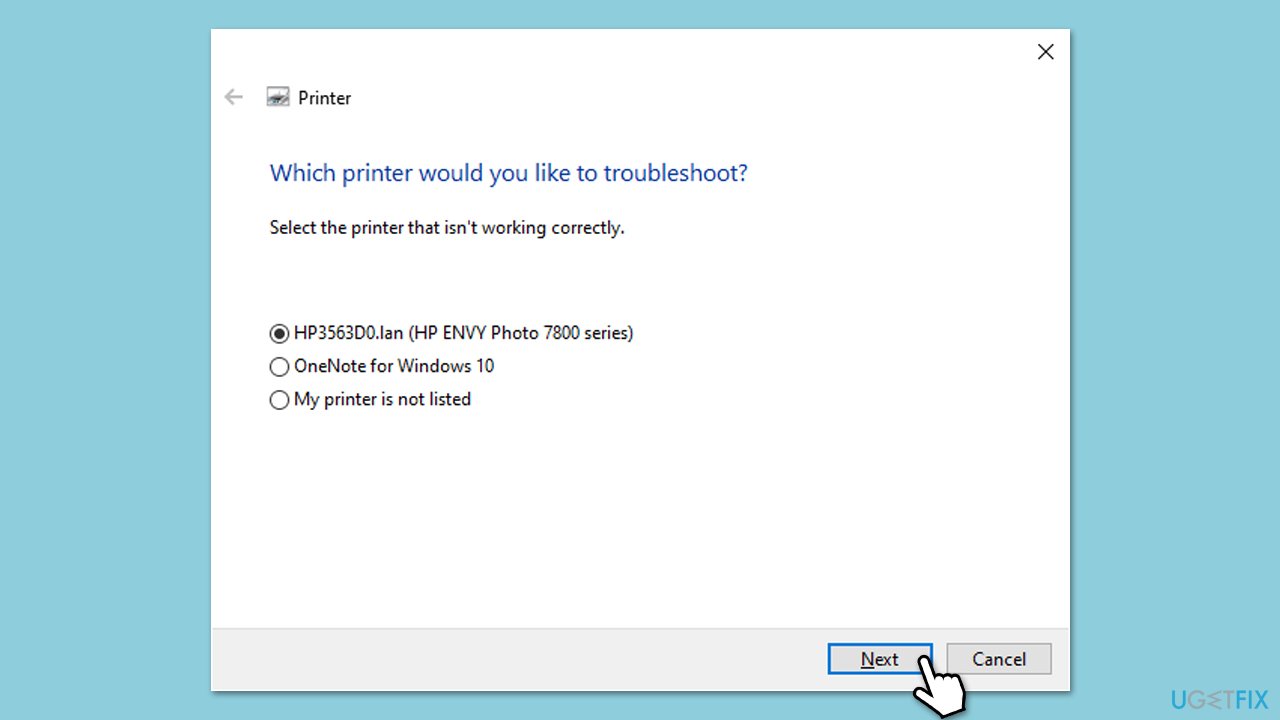 How to fix scanner error wa003 0100 in windows run printer scanner troubleshooter