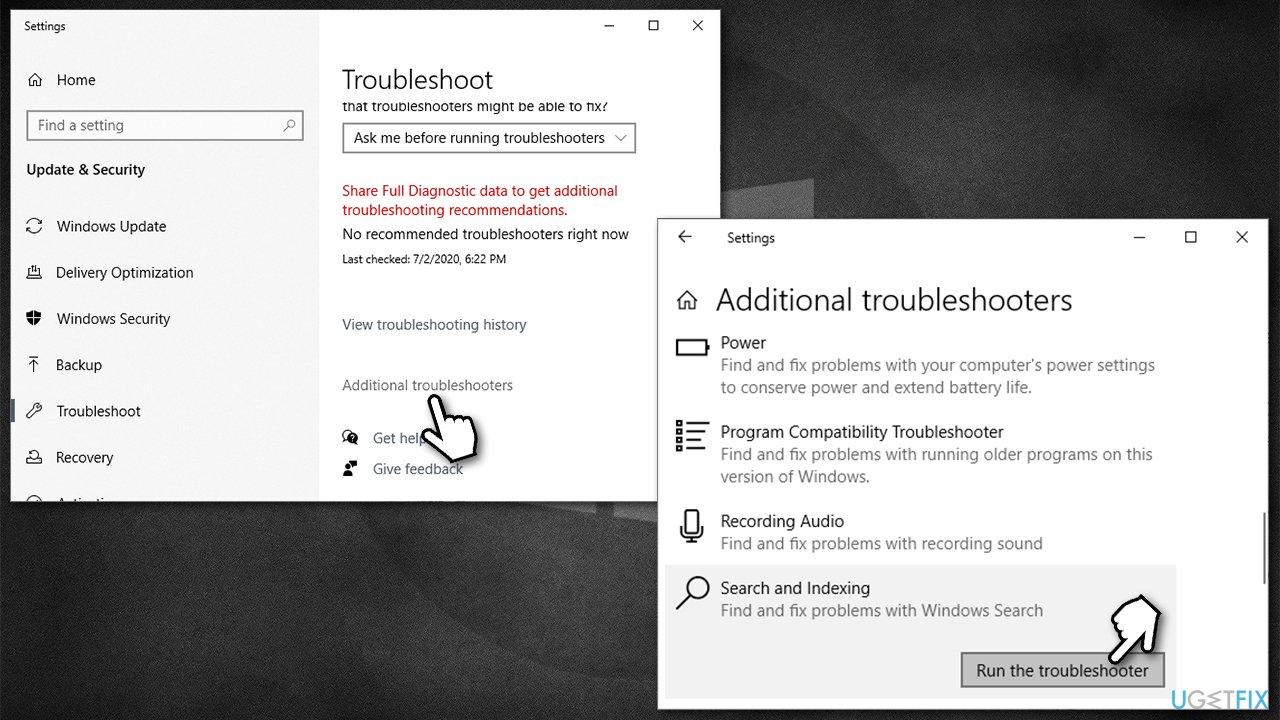 Use Windows Update troubleshooter