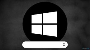 How to fix search bar not working in windows