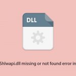 How to fix shlwapi dll missing or not found error copy