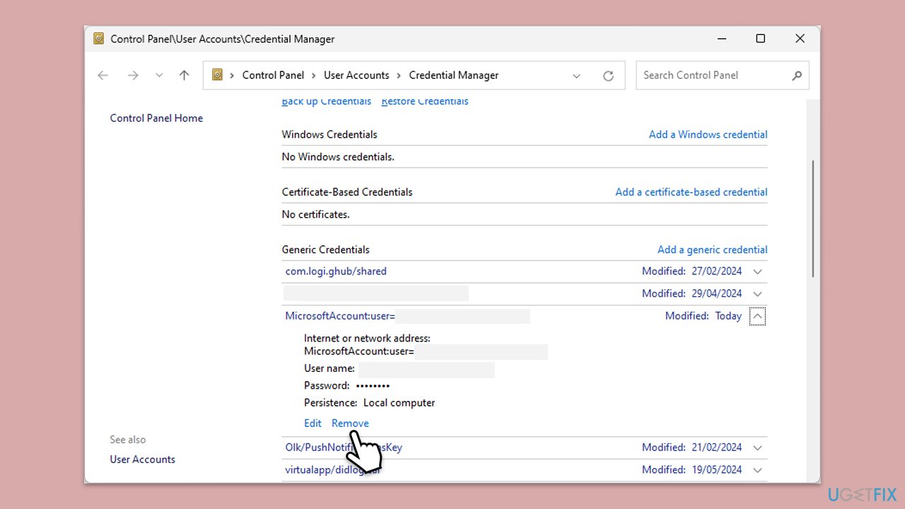 How to fix sign in error 2148073520 in windows clear credentials