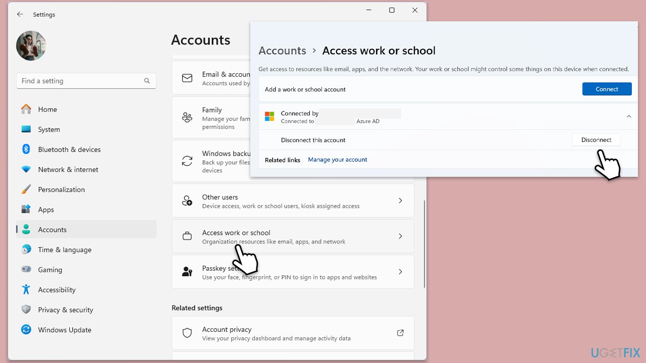 How to fix sign in error 2148073520 in windows reconnect your work or school account copy
