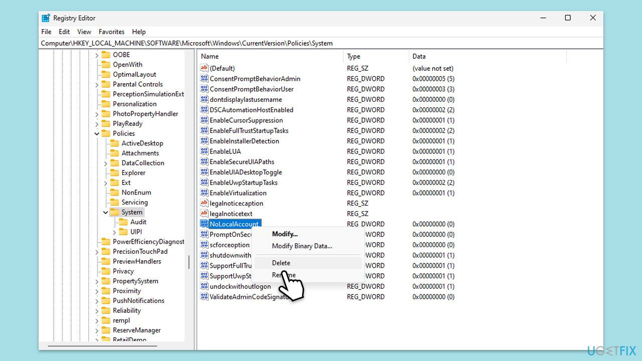 How to fix sign in with a local account instead is missing in windows modify registry copy How to fix sign in with a local account instead is missing in windows modify registry copy