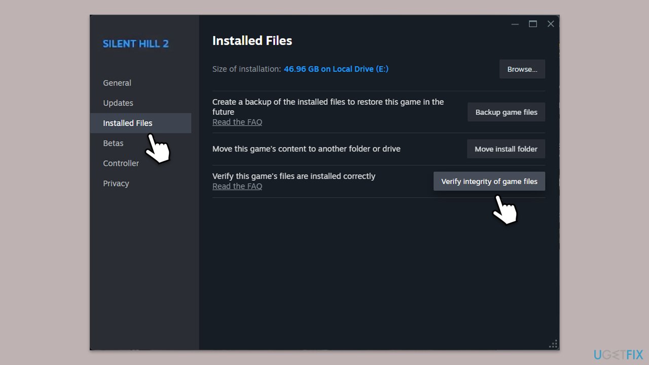 How to fix silent hill 2 stuttering in windows verify game files copy How to fix silent hill 2 stuttering in windows verify game files copy