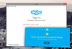How to fix skype connection problems