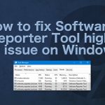 How to fix software reporter tool high cpu issue on windows