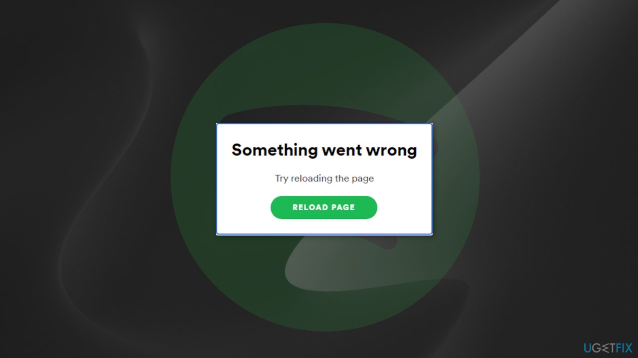 How to fix "Something went wrong" error in Spotify?