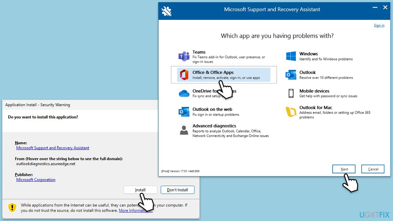 Microsoft Recovery Assistence