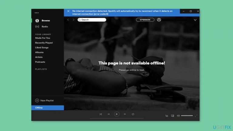 How to fix Spotify error code 4 in Windows?