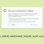 How to fix ssl error handshake failure alert error in windows copy