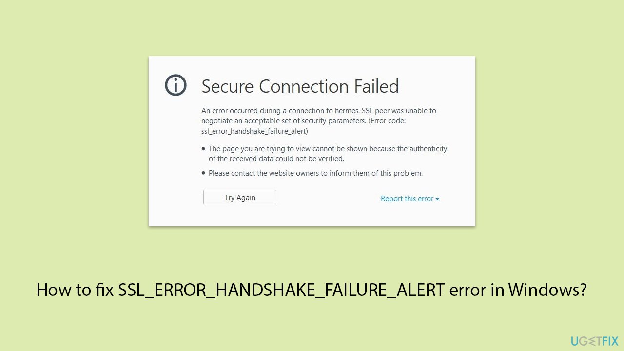 How to fix ssl error handshake failure alert error in windows copy How to fix ssl error handshake failure alert error in windows copy